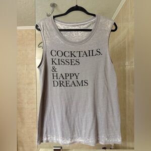 Chaser Light Gray Graphic Tee